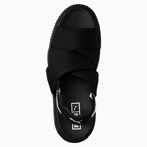 Platform Women's Sandals, Puma Black-Puma Black, extralarge
