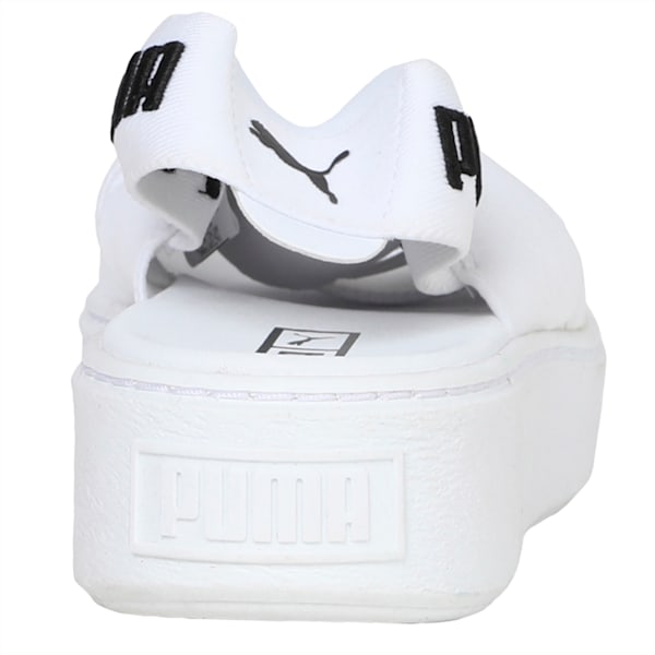 Platform Women's Sandals, Puma White-Puma White, extralarge-IND