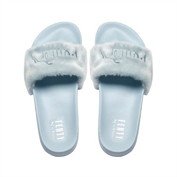 FUR SLIDE WNS, Cool Blue-Puma Silver, extralarge