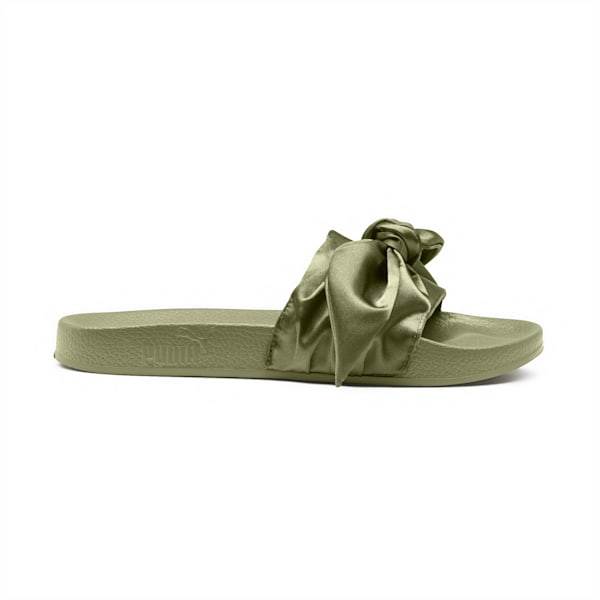 BOW SLIDE WNS, Olive Branch-Puma Silver, extralarge