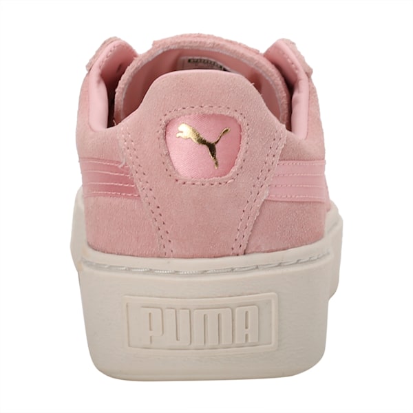 Suede Platform Satin Women's Shoes, SilverPink-WhisperWhite-Gold, extralarge-IND