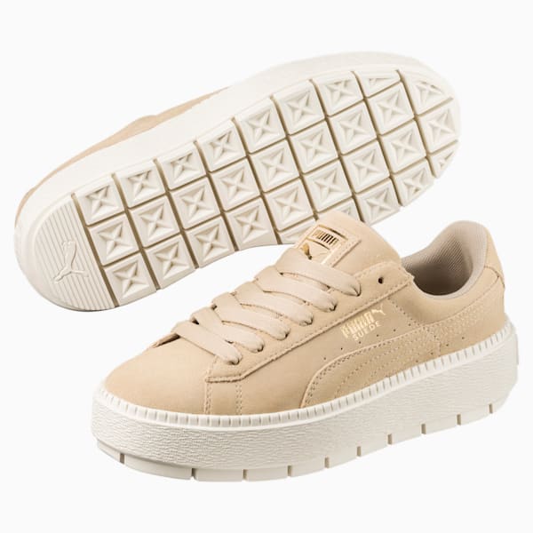 Puma platform beige suede 2025