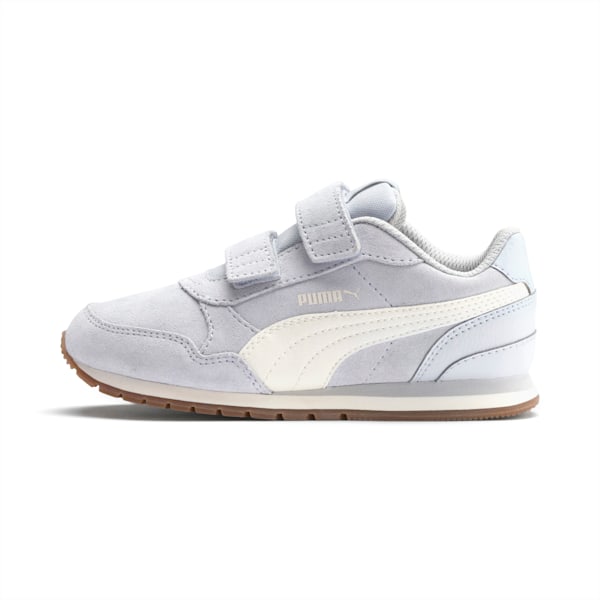 ST Runner v2 SD V Little Kids' Shoes, Heather-Whisper White-Gray Violet, extralarge