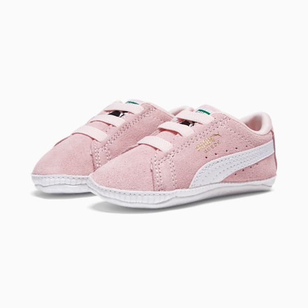Suede Classic Crib Toddlers' Shoes, Pearl-Puma White, extralarge