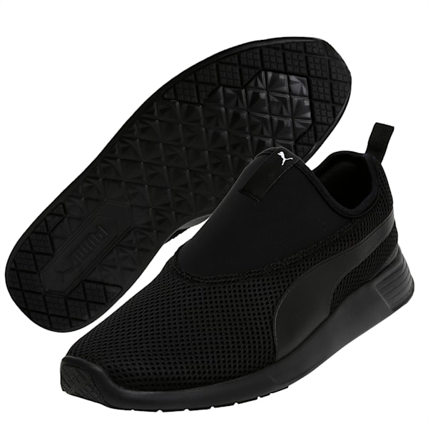 ST Evo v2 Slip-on Walking Shoes, Puma Black-Puma Black, extralarge-IND