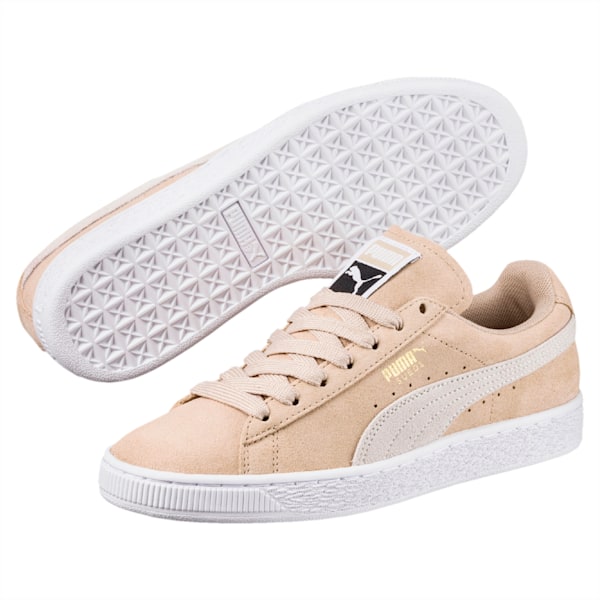 Suede Classic + IDP  Sneakers, Safari-Puma White, extralarge-IND