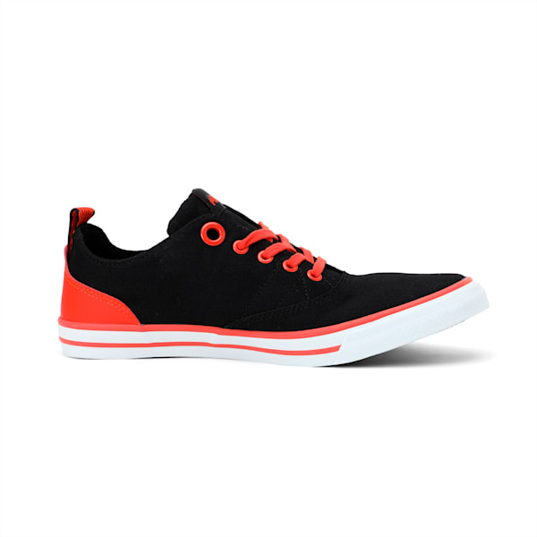 Slyde NU Unisex Sneakers, Puma Black-Cherry Tomato, extralarge-IND
