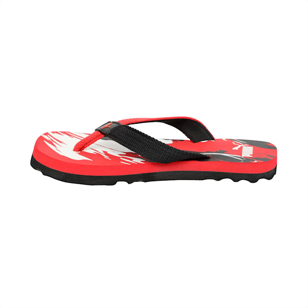 Terry GU PS IDP Sandals, Black-Cherry Tomato-White, extralarge-IND