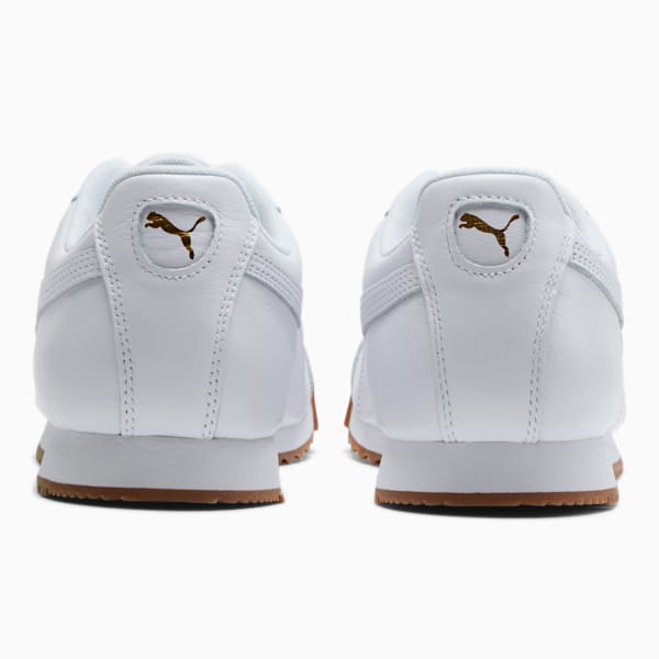 Espadrilles gomme Roma Classic, Puma White-Puma Team Gold, extralarge