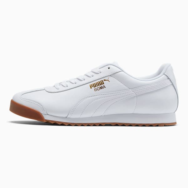 Zapatilla Puma Roma Basic De Hombre Color Blanco