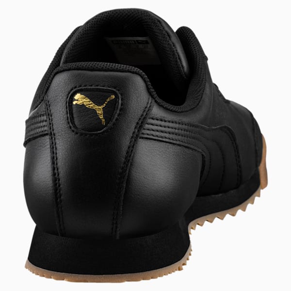 Roma Classic Gum Shoes, Puma Black-Puma Team Gold, extralarge-IND
