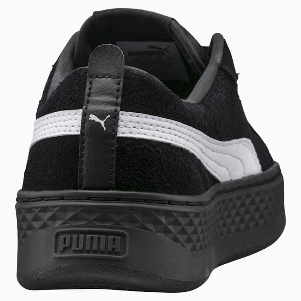 プーマ スマッシュ プラットフォーム SD ウィメンズ スニーカー, Puma Black-Puma White, extralarge