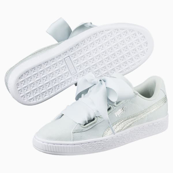 Puma basket heart 2025 canvas wn's