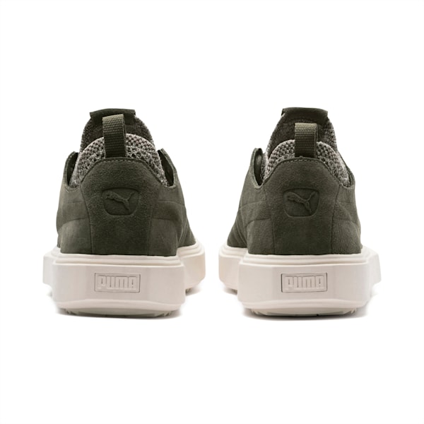 PUMA Breaker Knit Baroque Evolution Sneakers, Forest Night-Whisper White, extralarge