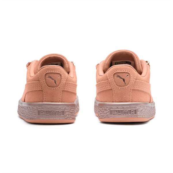 Suede Classic X-Chain Little Kids' Shoes, Dusty Coral-Rose Gold, extralarge