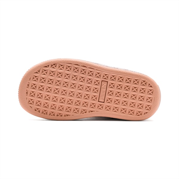 Suede Classic X-Chain Little Kids' Shoes, Dusty Coral-Rose Gold, extralarge