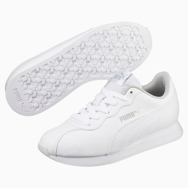 Turin II Sneakers JR, Puma White-Puma White, extralarge