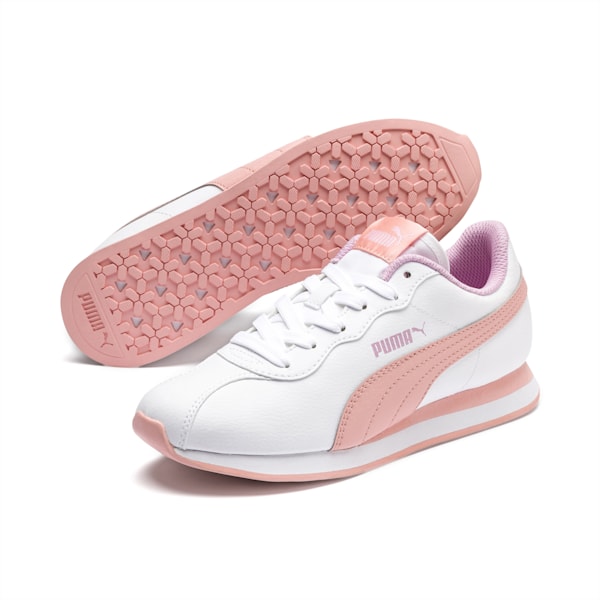 Turin II Kid's Shoes, P.White-Peach Bud-Pale Pink, extralarge-IND