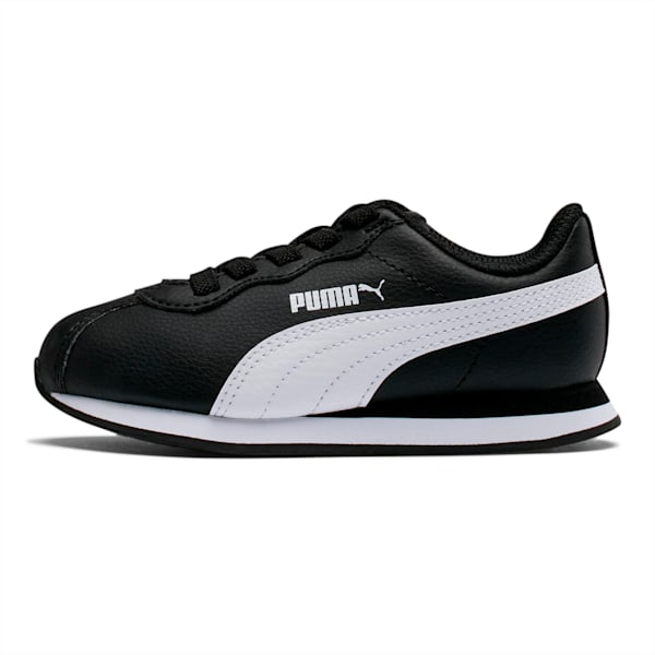 Turin II AC Kids' Shoes, Puma Black-Puma White, extralarge-IND