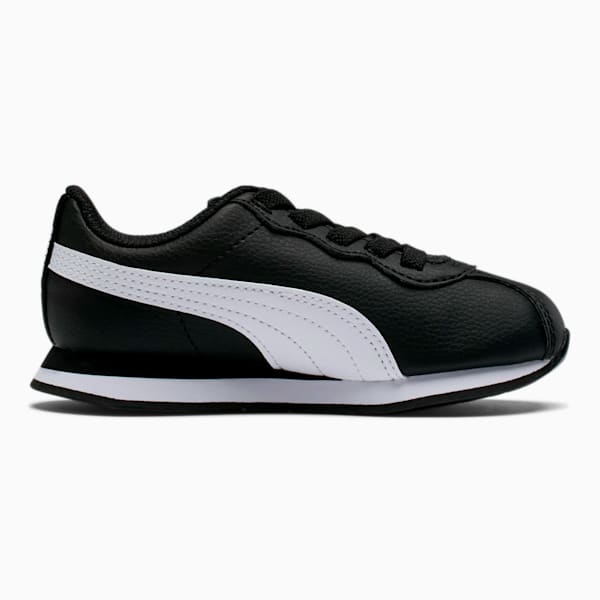 Turin II Little Kids' Shoes, Puma Black-Puma White, extralarge