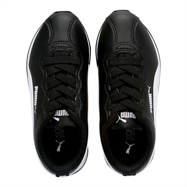 Turin II AC Kids' Shoes, Puma Black-Puma White, extralarge-IND