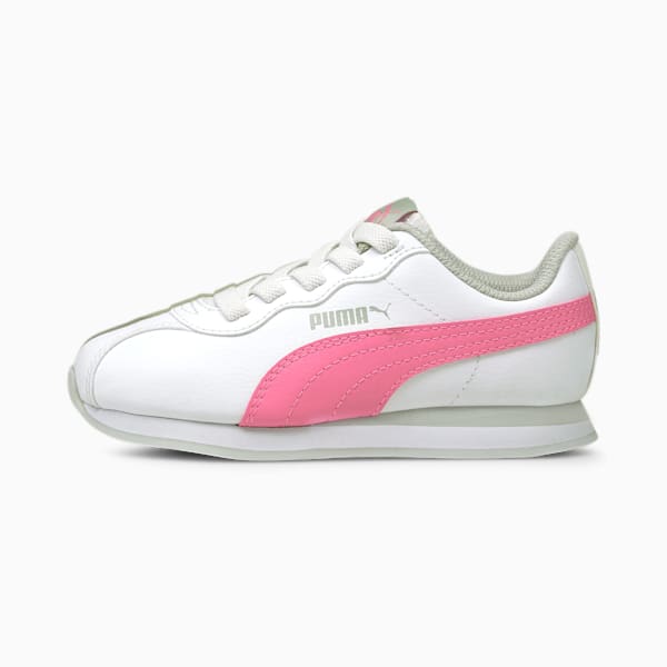 Turin II Little Kids' Shoes, Puma White-Sachet Pink, extralarge