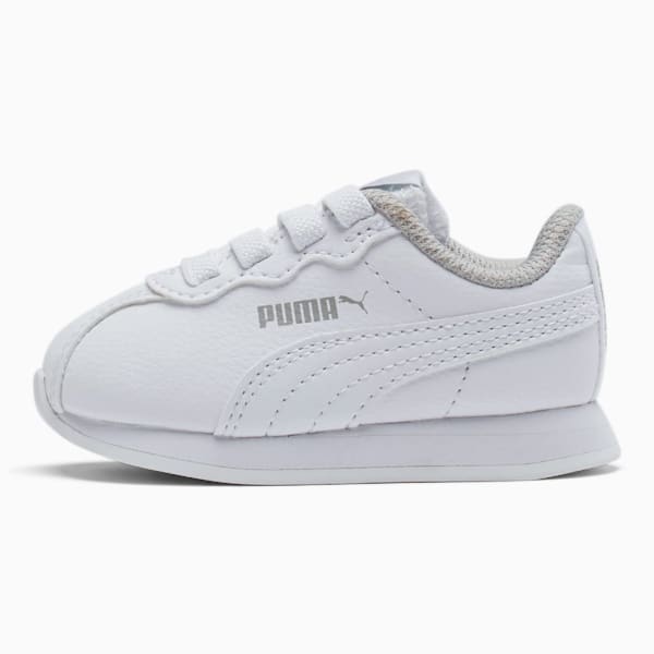 Turin II Toddler Shoes, Puma White-Puma White