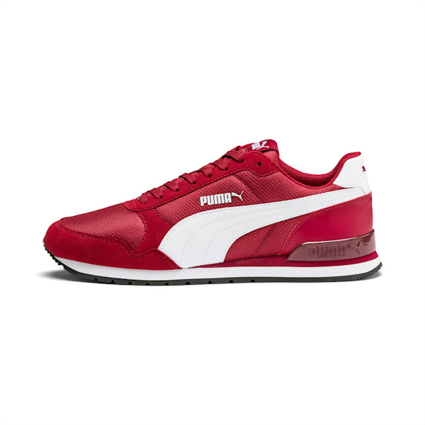 ST Runner v2 Mesh Shoes, Rhubarb-Puma White-Puma Black, extralarge-IND