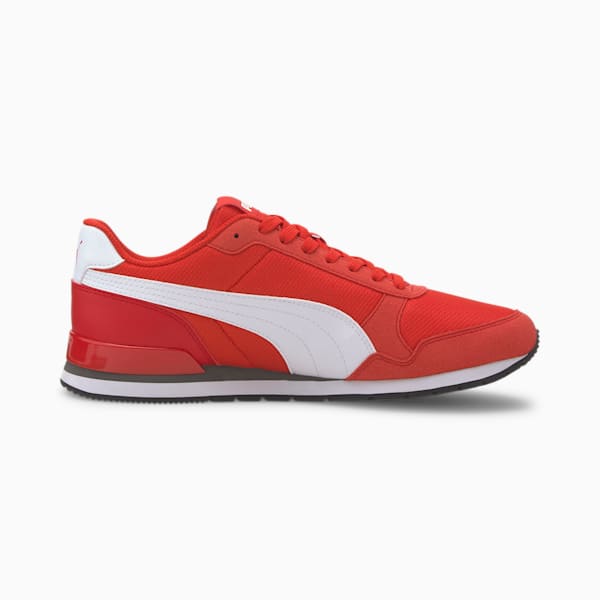 ST Runner v2 Mesh Men's Sneakers, High Risk Red-Puma White-CASTLEROCK, extralarge