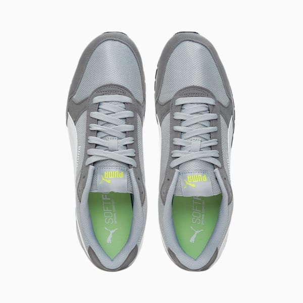 ST Runner v2 Mesh Shoes, Quarry-Puma White-CASTLEROCK, extralarge-IND
