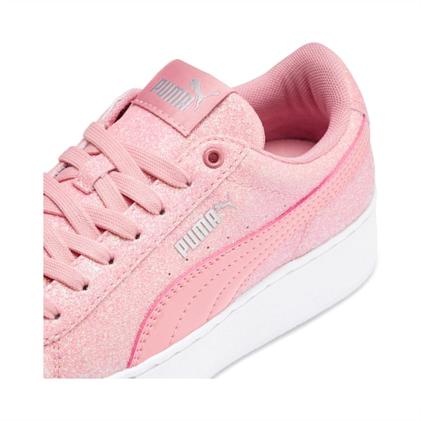 PUMA Vikky Platform Glitz Sneakers JR, Bridal Rose-Bridal Rose, extralarge