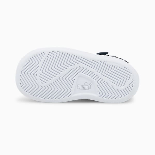 Smash V2 Mid Fur V Babies' Trainers, Puma Black-Puma White, extralarge-GBR