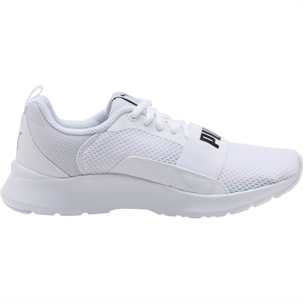 PUMA Wired Sneakers JR, Puma White-Puma White-Puma White, extralarge