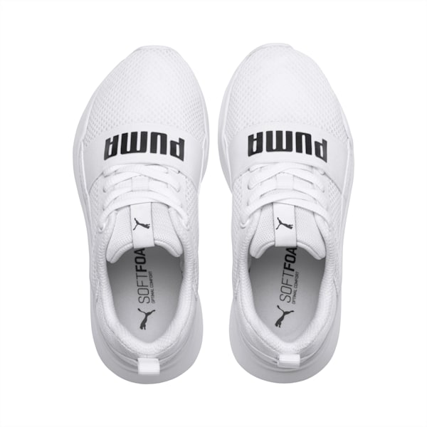 Wired Kids' Shoes, Puma White-Puma White-White, extralarge-AUS