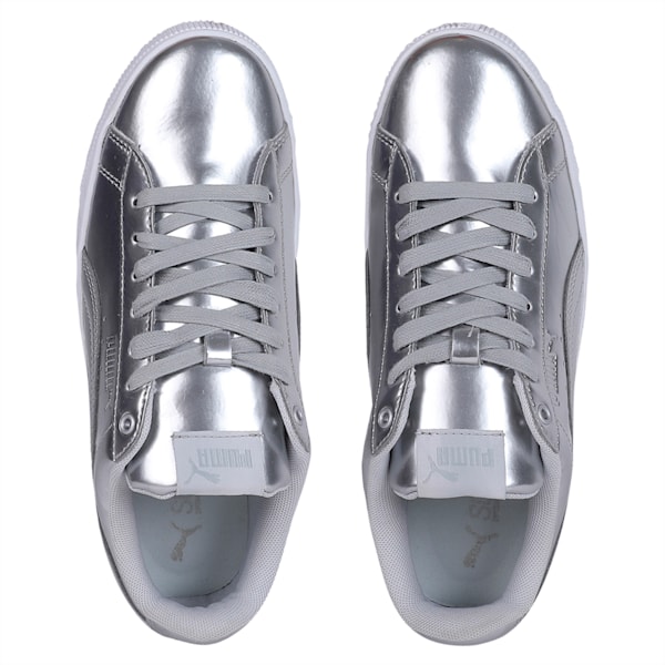 Puma Vikky Platform LX Puma Silver-Puma, Silver-Silver-Puma White, extralarge-IND