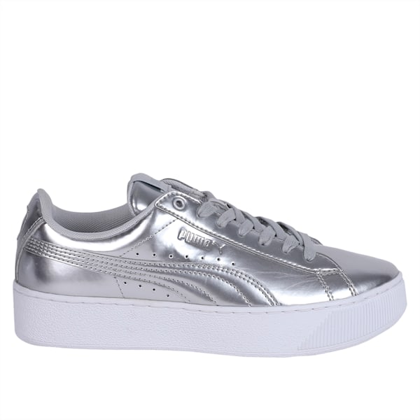 Puma Vikky Platform LX Puma Silver-Puma, Silver-Silver-Puma White, extralarge-IND