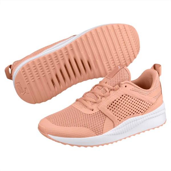 Pacer Next Net Unisex Sneakers, Dusty Coral-Dusty Coral-Puma White, extralarge-IND
