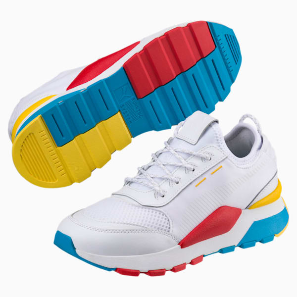 RS-0 Play Sneakers JR, Puma White-Puma White-Puma White, extralarge