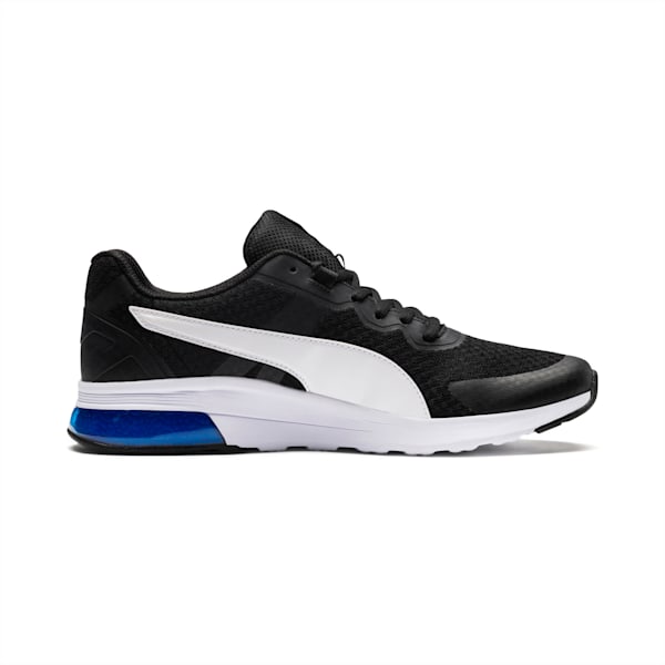 Electron Unisex Sneakers, P.Black-P. White-Strong Blue, extralarge-IND