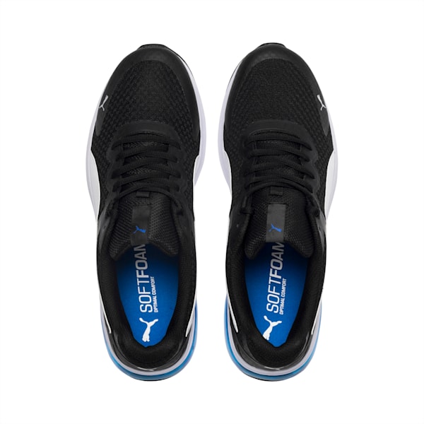 Electron Unisex Sneakers, P.Black-P. White-Strong Blue, extralarge-IND