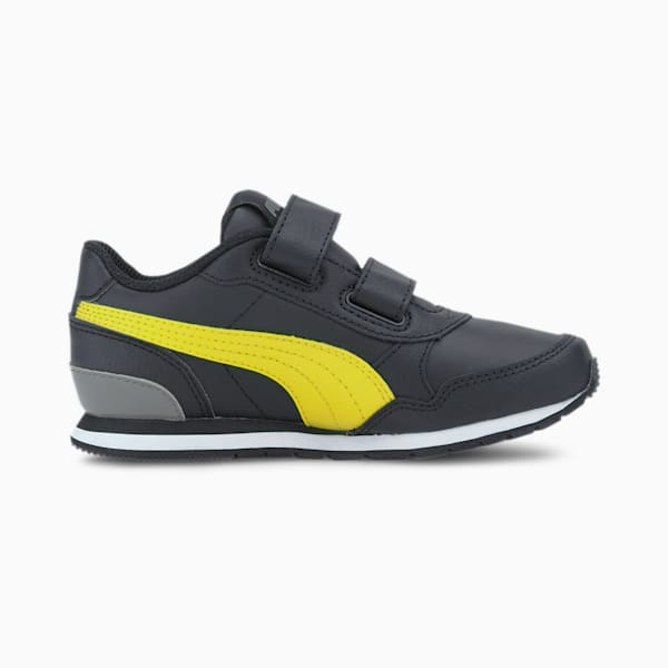 ST Runner v2 AC Little Kids' Shoes, Puma Black-Dandelion-Ultra Gray, extralarge