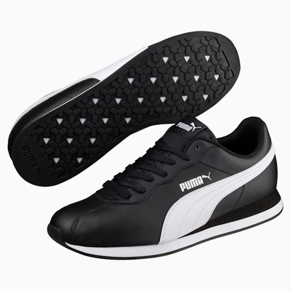 Puma turin black and white sales