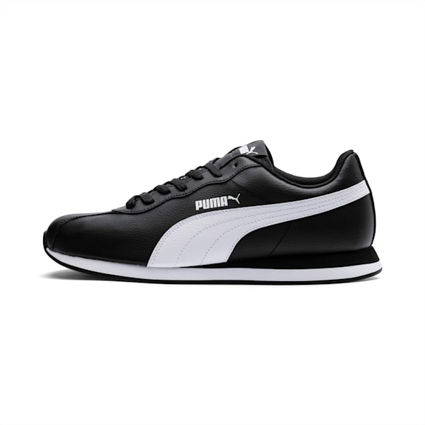 Turin II Men's Sneakers, Puma Black-Puma White, extralarge