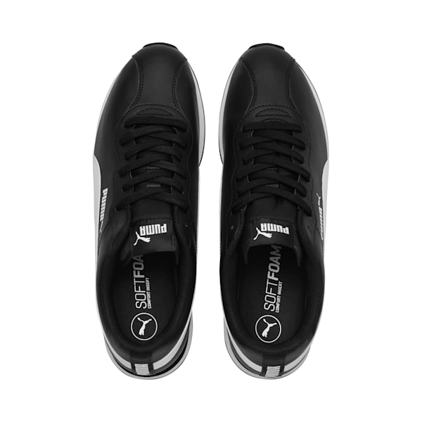 Turin II Men's Sneakers, Puma Black-Puma White, extralarge