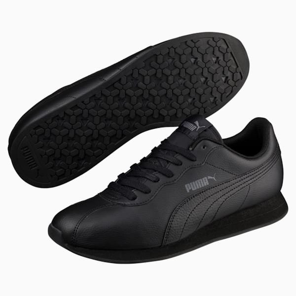 Turin II Men's Sneakers, Puma Black-Puma Black, extralarge