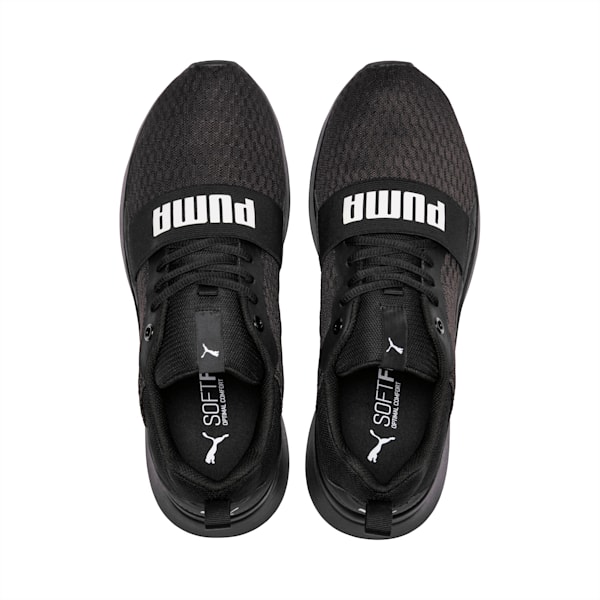 PUMA Wired Unisex Shoes, Puma Black-Puma Black-Puma Black, extralarge-IND