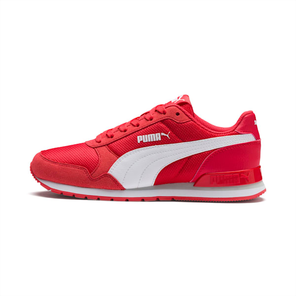 ST Runner v2 Mesh Sneakers JR, Hibiscus -Puma White-Gray Violet, extralarge-IND