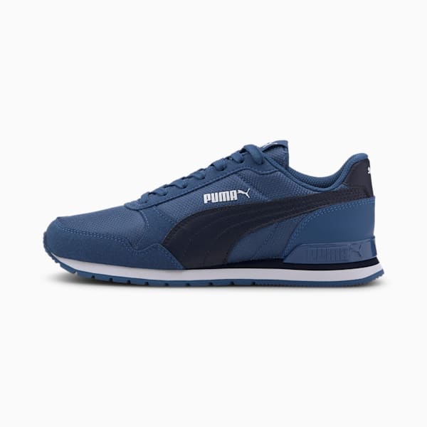 ST Runner v2 Mesh Sneakers JR, Bright Cobalt-Peacoat-Puma White, extralarge