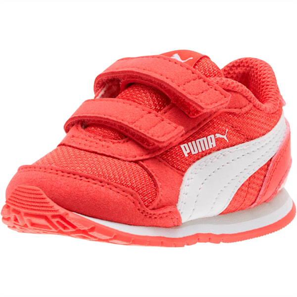 ST Runner v2 Mesh AC Toddler Shoes, Hibiscus -Puma White, extralarge