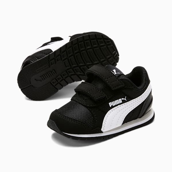 ST Runner v2 Mesh AC Toddler Shoes, Puma Black-Puma White-Gray Violet, extralarge